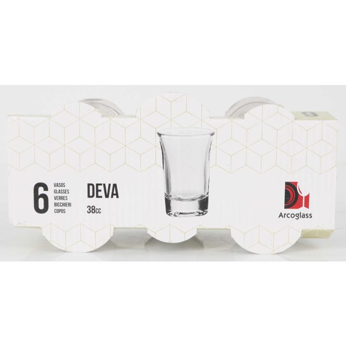 Set de 6 Chupitos Deva 38 cc por Inde (12 Cajas) 3 Set de 6 Chupitos Deva 38 cc por Inde (12 Cajas) 3