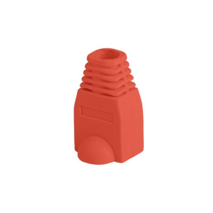 Lanberg PLB-1000-R Funda Protectora de Conector RJ45 Roja - Caja Protectora para Cables