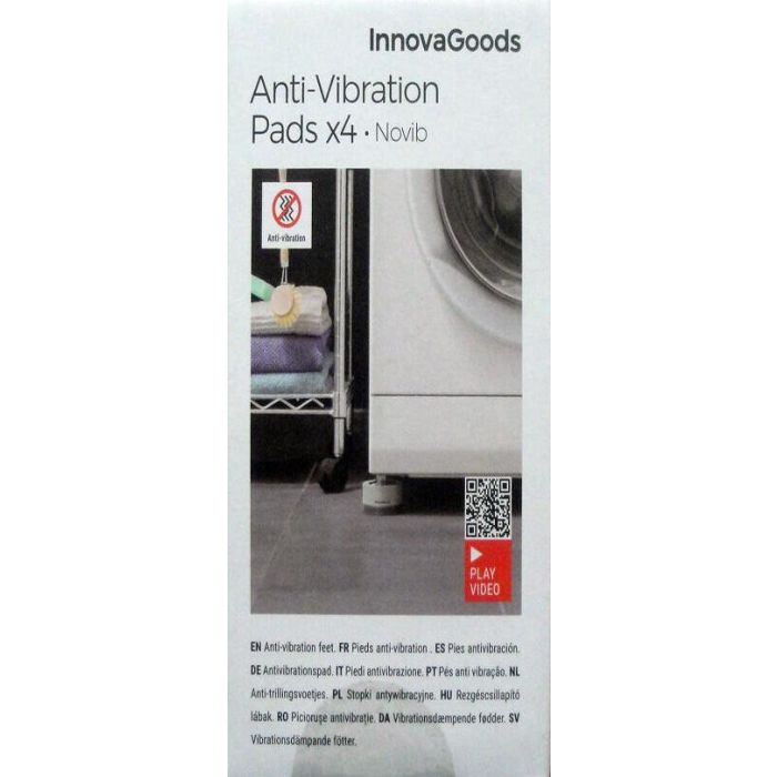 Set de Pies Antivibración Apilables Novib InnovaGoods 4 Unidades 1