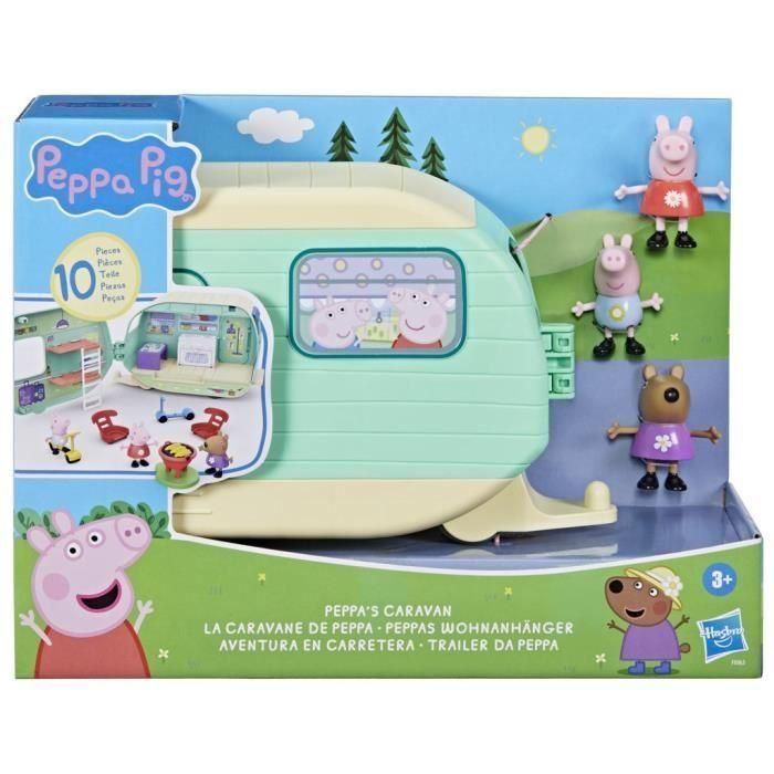 Peppa Pig, La Caravana de Peppa con 3 figuras y 6 accesorios, juguetes preescolares para niñas y niños a partir de 3 años 4 Peppa Pig, La Caravana de Peppa con 3 figuras y 6 accesorios, juguetes preescolares para niñas y niños a partir de 3 años 4