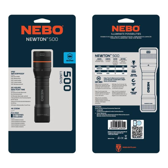 Linterna newton™ 500. táctica. nebo 2