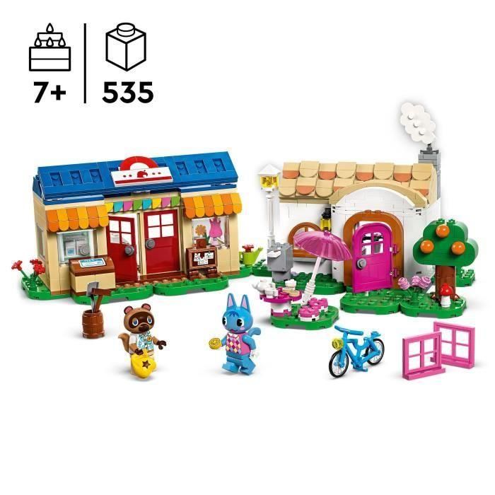 Lego 77050 Animal Crossing MiniNook y Casa de Minina con Minifiguras de Tom Nook y Minina 1