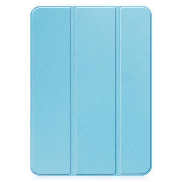 CoreParts For Apple iPad 10th Gen 10.9-inch (2022) Tri-fold Caster Hard Shell Cover with Auto Wake Function - Sky Blue 9