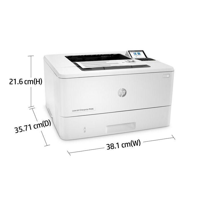 HP 3PZ15A Impresora Láser Monocromo LaserJet Enterprise M406DN | Dúplex Automático, Ethernet, 40 ppm, Seguridad Avanzada 33 HP 3PZ15A Impresora Láser Monocromo LaserJet Enterprise M406DN | Dúplex Automático, Ethernet, 40 ppm, Seguridad Avanzada 33