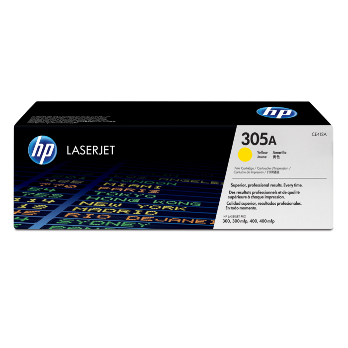 HP 305A Yellow Original LaserJet Toner Cartridge cartucho de tóner 1 pieza(s) HP 305A Yellow Original LaserJet Toner Cartridge cartucho de tóner 1 pieza(s)