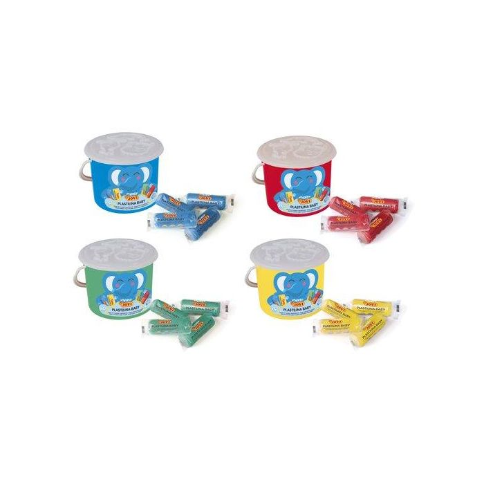 Plastilina Jovi Baby My First 38 Gr. Bucket Escolar Caja De 40