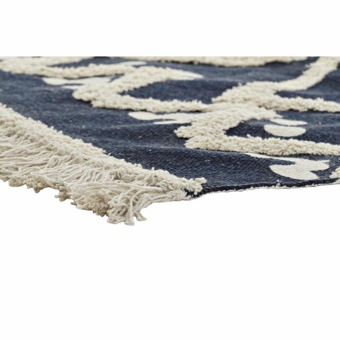 Alfombra Urban DKD Home Decor Azul Marino Beige 180 x 0.7 x 120 cm 1 Alfombra Urban DKD Home Decor Azul Marino Beige 180 x 0.7 x 120 cm 1