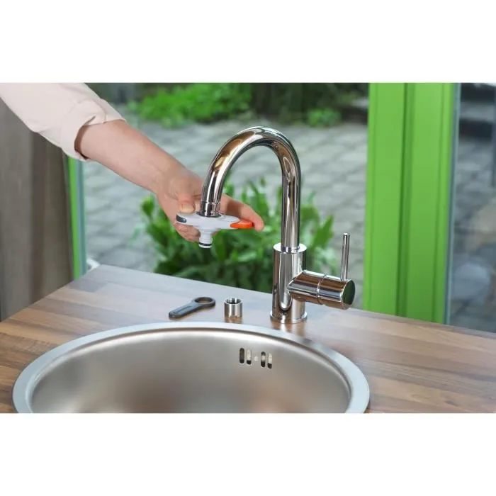 Gardena Adaptador para Grifo de Interior Rosca M22x1 Hembra M24x1 Macho 1 Gardena Adaptador para Grifo de Interior Rosca M22x1 Hembra M24x1 Macho 1