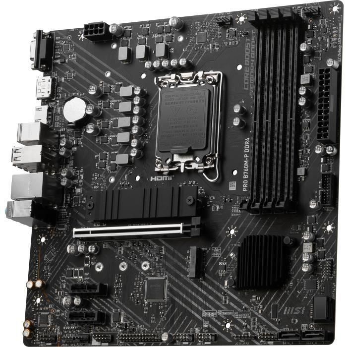MSI 911-7E02-006 PRO B760M-P DDR4 Placa Base Micro ATX para Intel LGA 1700, Chipset B760, para PC 5 MSI 911-7E02-006 PRO B760M-P DDR4 Placa Base Micro ATX para Intel LGA 1700, Chipset B760, para PC 5