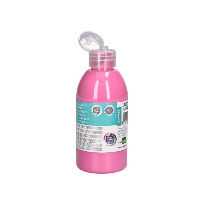 Pintura Acrilica Liderpapel Bote De 250 mL Rosa 1