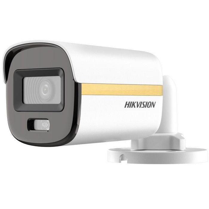 Hikvision Cámara HD Mini Bullet ColorVu Dual-Light 5MP 3K 2.8mm WDR IP67 PoE IR/Blanca 20m