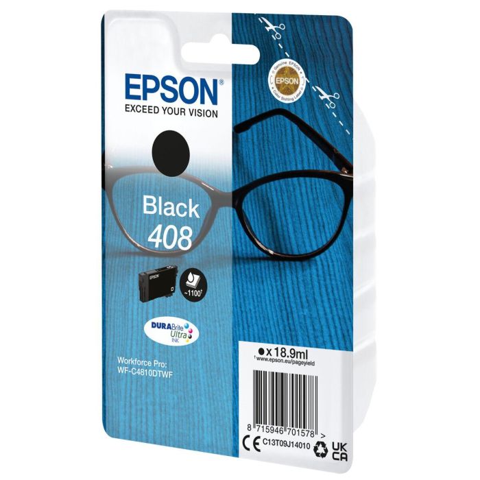 EPSON tinta Negro Singlepack 408 DURABrite Ultra Ink 3