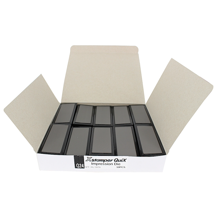 X'stamper Almohadilla para Sello Q-24 Consumible Máquina Sellos 10x90x35 mm 1 X'stamper Almohadilla para Sello Q-24 Consumible Máquina Sellos 10x90x35 mm 1