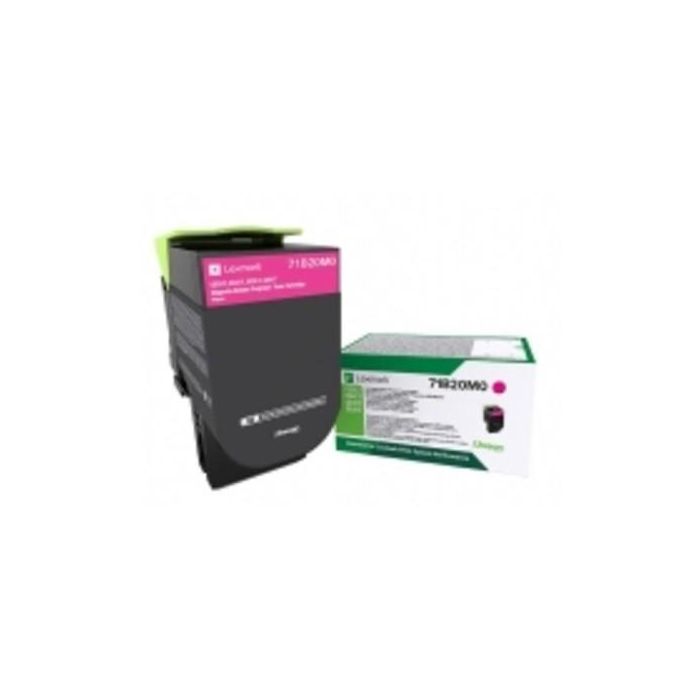 Lexmark Tóner magenta original para CS/CX/317/417/517, aproximadamente 2.300 páginas