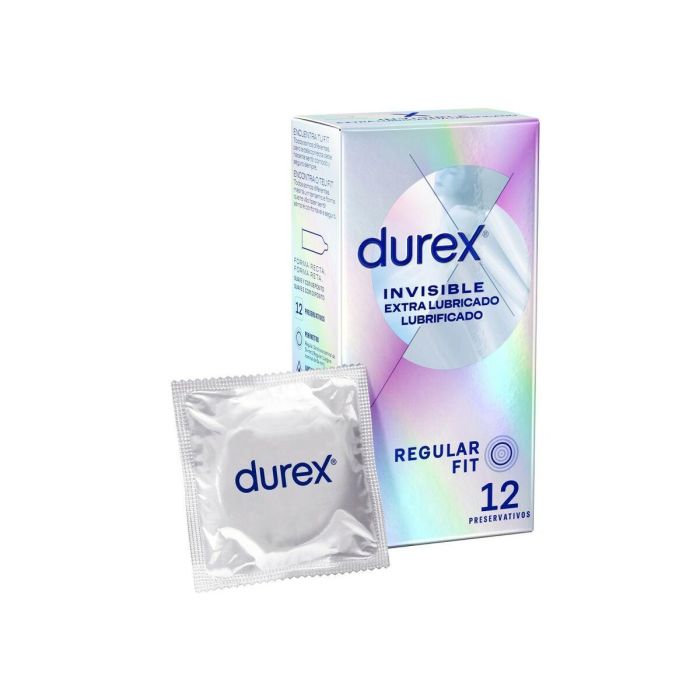 Durex Preservativos INVISIBLE extra lubricado transparente 12 unidades 0 Durex Preservativos INVISIBLE extra lubricado transparente 12 unidades 0