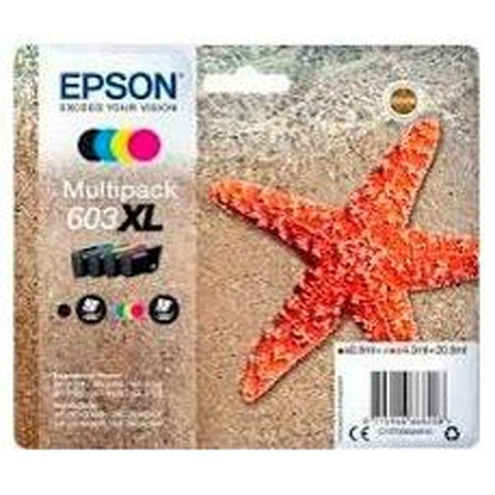 Cartucho de Tinta Original Epson Negro/Cian/Magenta/Amarillo (8 Unidades) (1 unidad) 1 Cartucho de Tinta Original Epson Negro/Cian/Magenta/Amarillo (8 Unidades) (1 unidad) 1