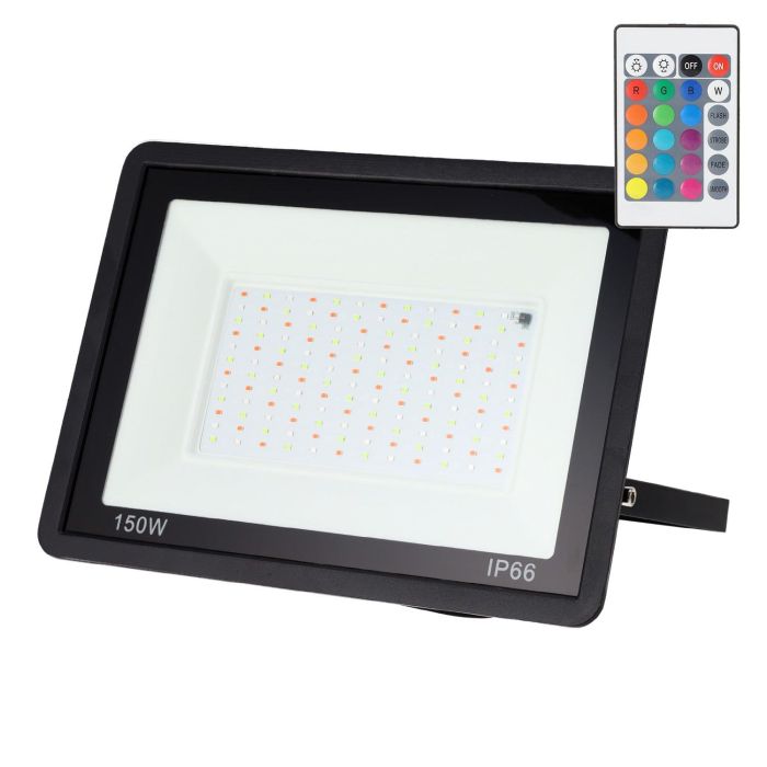 Proyector LED RGBW con Mando a Distancia 150W [HO-ICRGBFL-150W]