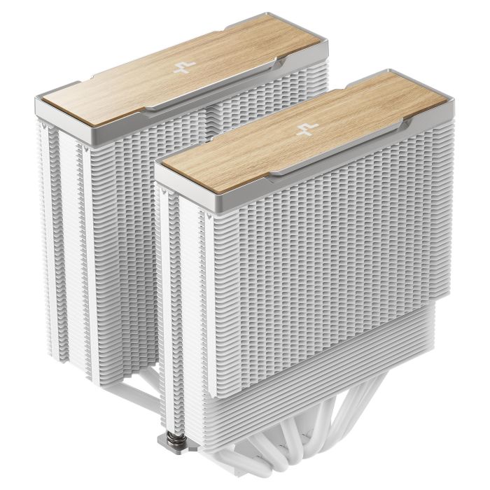 DeepCool AK620 G2 WH Cooler de CPU, Refrigerador de Aire con 2 Ventiladores PWM de 120 mm, 6 Tubos de Calor, Blanco, 57.76 CFM 5