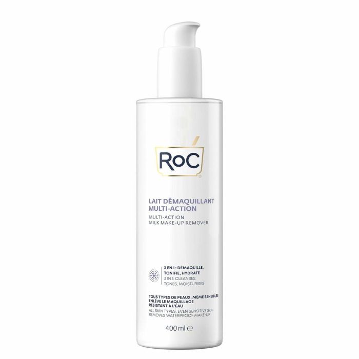 Roc Leche Desmaquillante 3 en 1 Limpiador Facial 400 ml Elimina Maquillaje Tonifica Hidrata Todo Tipo de Pieles 0 Roc Leche Desmaquillante 3 en 1 Limpiador Facial 400 ml Elimina Maquillaje Tonifica Hidrata Todo Tipo de Pieles 0