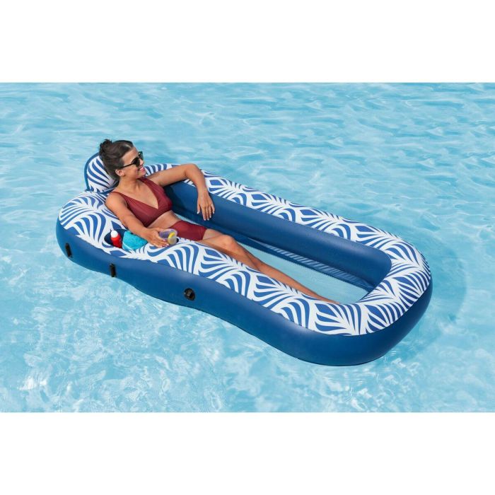 Bestway Colchoneta Hinchable con Parasol Comfort Plush 198x112 cm Playa y Piscina 43732 3