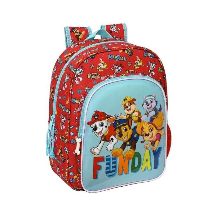 Mochila Infantil The Paw Patrol Funday Rojo Azul claro (26 x 34 x 11 cm) 2