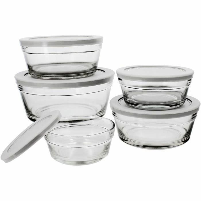 Recipiente Conservador de Alimentos Menastyl Redondo 150 ml 400 ml (5 Unidades) 2