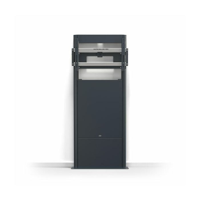 SMS W/F Fixed 1000x600 DG - Soporte de Pared/Suelo Fijo para Pantallas Grandes y Táctiles, Gris Oscuro 1