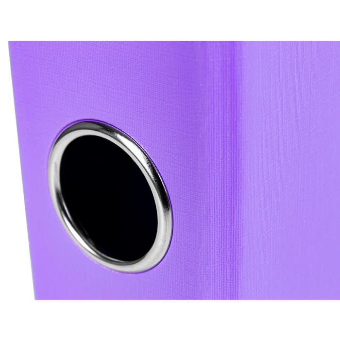 Liderpapel Archivador de palanca Documenta Folio forrado PVC, Rado, lomo 52 mm, lila, con compresor metálico 5