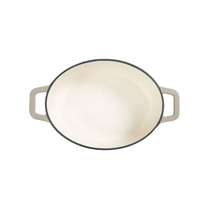 Livoo MEP129G Cacerola ovalada de hierro fundido Gris 3