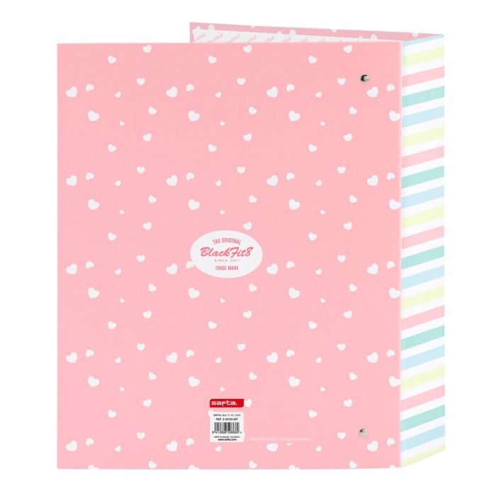 Carpeta de anillas BlackFit8 Globitos Rosa A4 27 x 33 x 6 cm 1 Carpeta de anillas BlackFit8 Globitos Rosa A4 27 x 33 x 6 cm 1