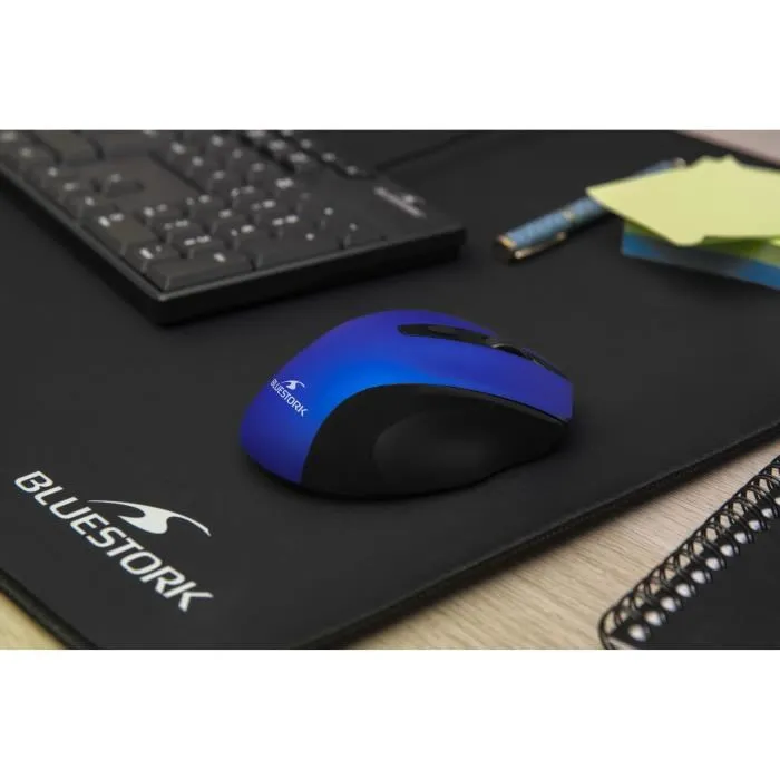 Bluestork Ratón Inalámbrico OFFICE 75 Recargable para PC/MAC - Color Azul 3
