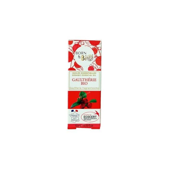 BORN TO BIO Aceite Esencial de Gaulteria Orgánico 10 ml Bio