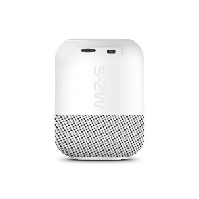 Veho MZ-S Altavoz Bluetooth Inalámbrico Portátil - Blanco/Gris, 5W, 12h Batería 2