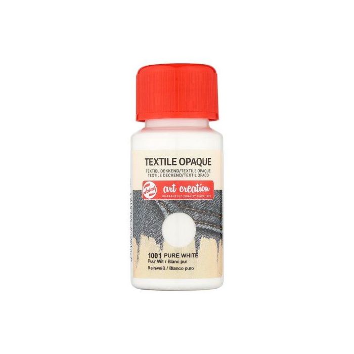 Pintura Para Tela Talens Art Creation Opaca 50 Ml (Bote) Blanco Puro