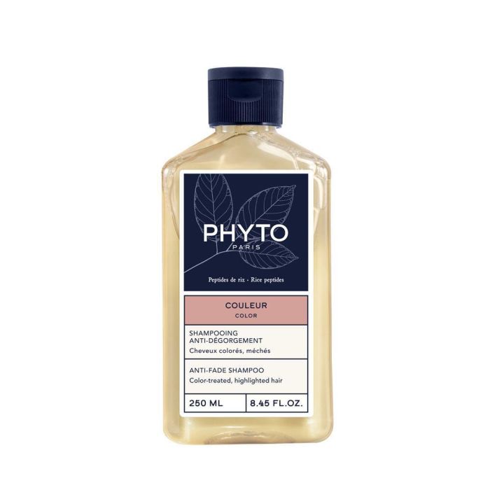 Phyto Champú Protector del Color Antidegradación para Cabello Teñido, Con Brillo y Sin Siliconas, 250 ml