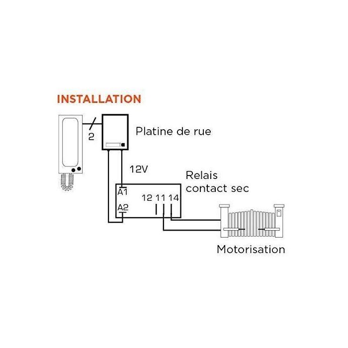 SCS Sentinel Relé Contacto Seco 12V para Operador de Portón, Cerradura Eléctrica e Intercomunicador - 4 Terminales 3