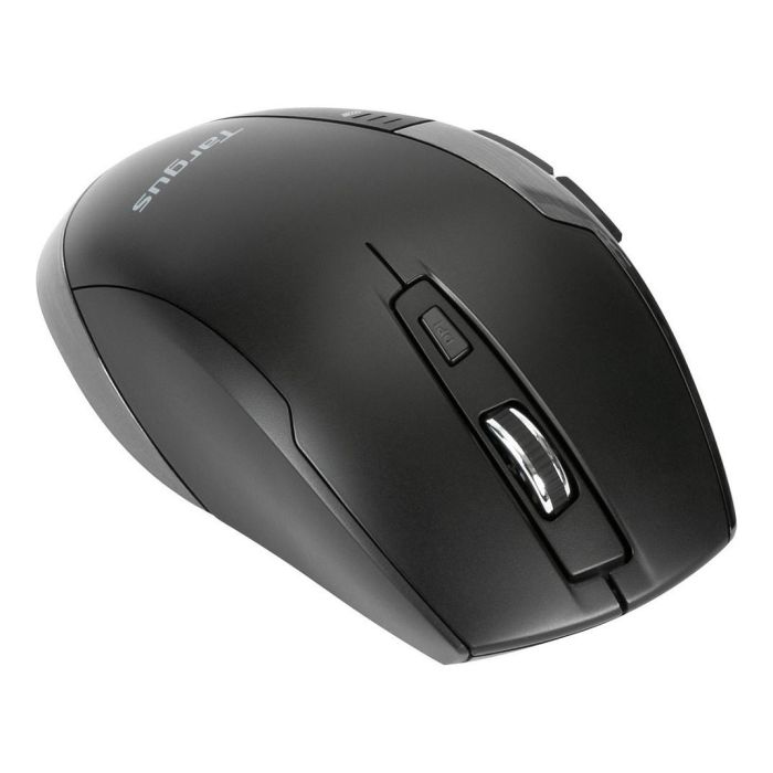 Targus AMW584GL Ratón Ergonómico Inalámbrico Blue Trace, 1600 DPI, Negro