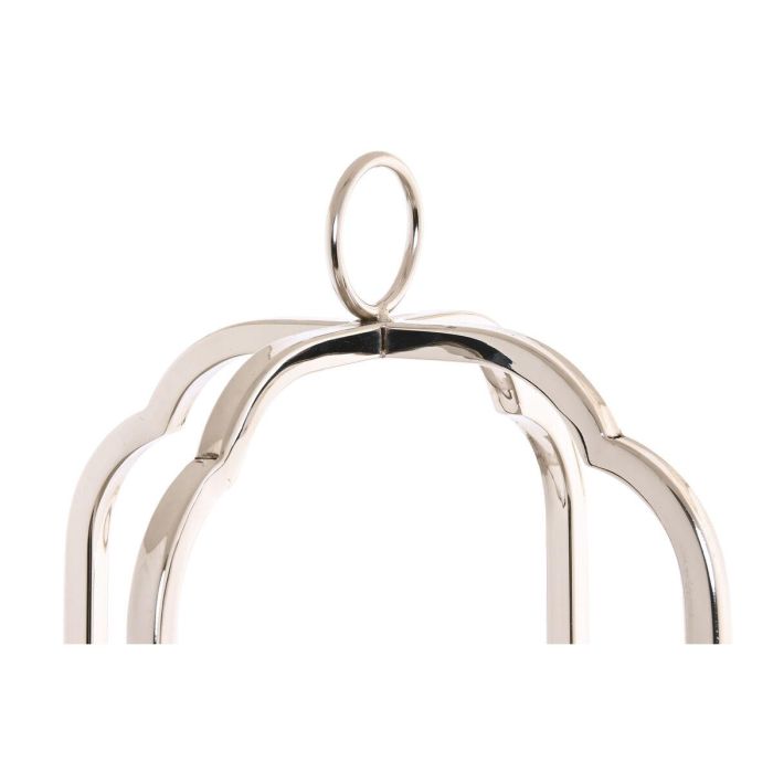 Portavela Moderno DKD Home Decor Plateado 21 x 62 x 21 cm 3 Portavela Moderno DKD Home Decor Plateado 21 x 62 x 21 cm 3