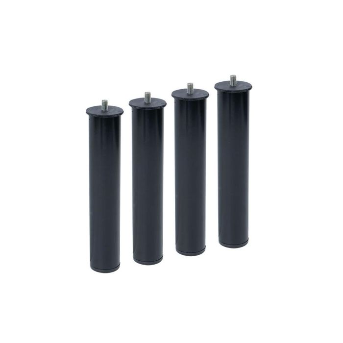 Juego 4 patas canape pt26 ø50 x 270 mm sin rueda, negro 96406 micel 1 Juego 4 patas canape pt26 ø50 x 270 mm sin rueda, negro 96406 micel 1
