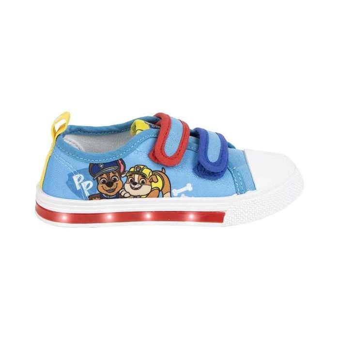 Zapatilla loneta suela pvc con luces paw patrol t024 Zapatilla loneta suela pvc con luces paw patrol t024