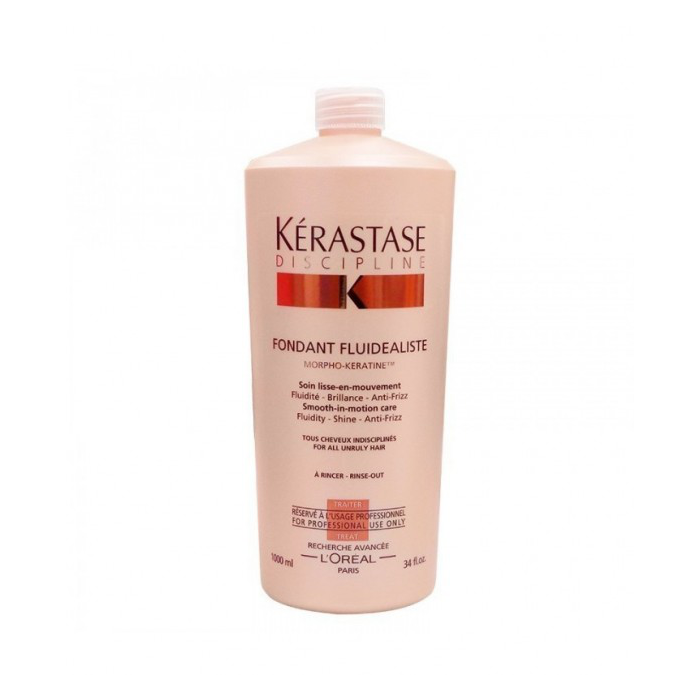 Kérastase Discipline Fondant Fluidealiste Acondicionador Antiencrespamiento Desenredante Reparador Cabello Rebelde Frizz 1000 ml 2