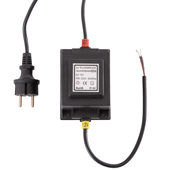 Fuente de Alimentación AC/DC 230V/12V 60W IP68 PL21900060WIP68 Sumergible 0 Fuente de Alimentación AC/DC 230V/12V 60W IP68 PL21900060WIP68 Sumergible 0