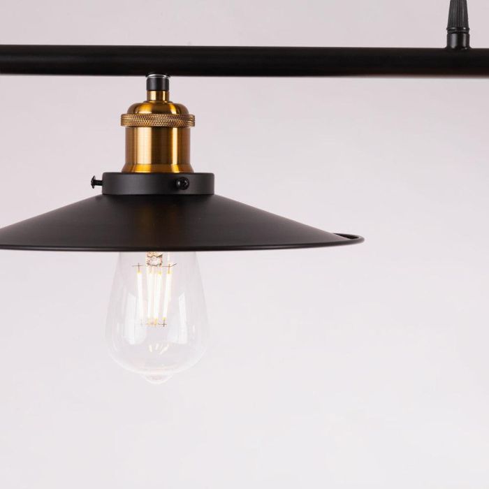 SKD-P80008 Lámpara Colgante Burnaby Metal Diseño Industrial Elegante compatible LED E27 RGB CCT Salón Comedor Cocina Oficina 4 SKD-P80008 Lámpara Colgante Burnaby Metal Diseño Industrial Elegante compatible LED E27 RGB CCT Salón Comedor Cocina Oficina 4