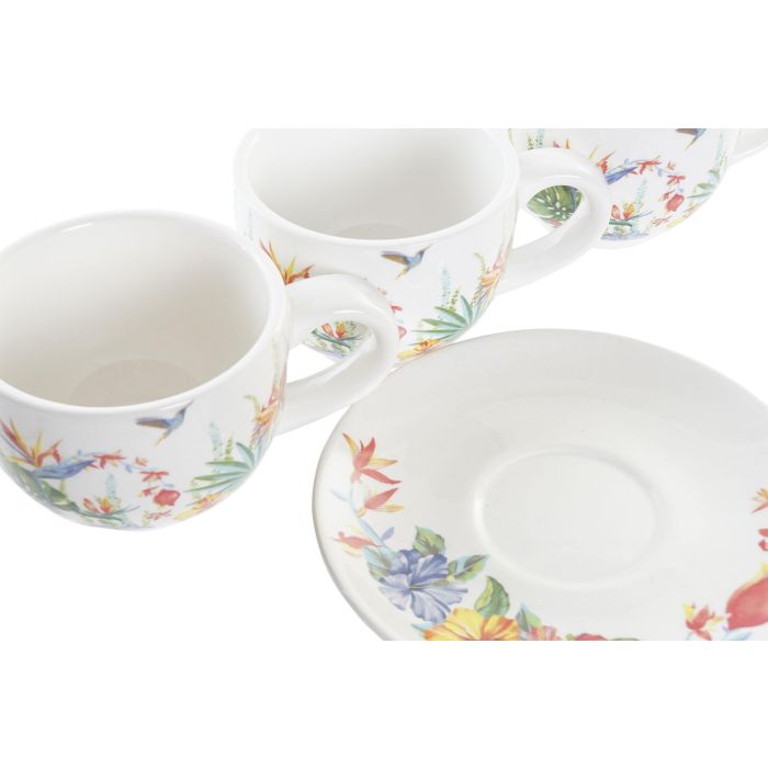 Cafe Tropical DKD Home Decor Multicolor 18 x 20 x 20 cm Set de 6 3 Cafe Tropical DKD Home Decor Multicolor 18 x 20 x 20 cm Set de 6 3