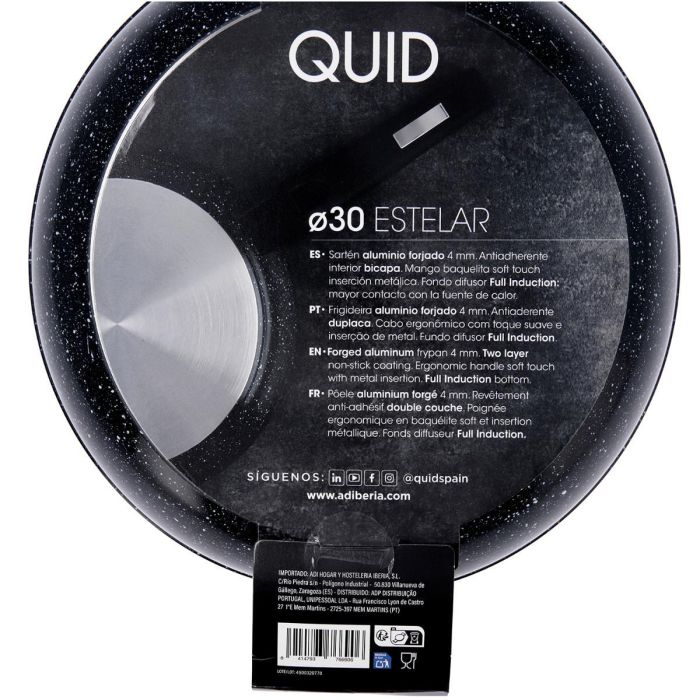Sartén Aluminio Forjado Estelar Quid 30 cm (6 Unidades) 6 Sartén Aluminio Forjado Estelar Quid 30 cm (6 Unidades) 6