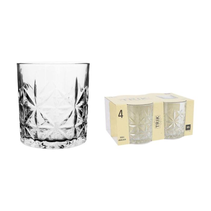 Set de Vasos La Mediterránea Trik 4 Piezas (12 Unidades) 2 Set de Vasos La Mediterránea Trik 4 Piezas (12 Unidades) 2