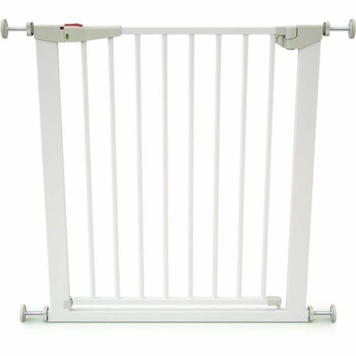 Webaby WEB1698968303767 Barrera de Seguridad Mobi para Niños - Ajustable 72.5 a 79.5 cm - Blanca
