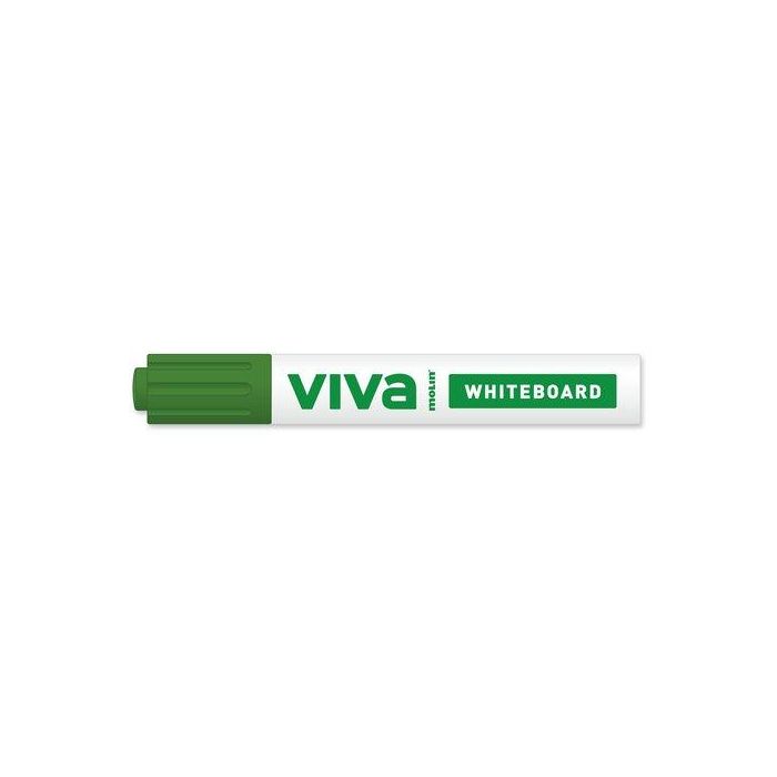 Molin Rotulador Pizarra Blanca Signo Verde - Borrado Rápido, Secado Rápido, Colores Brillantes (12 Unidades) (12 Unidades)
