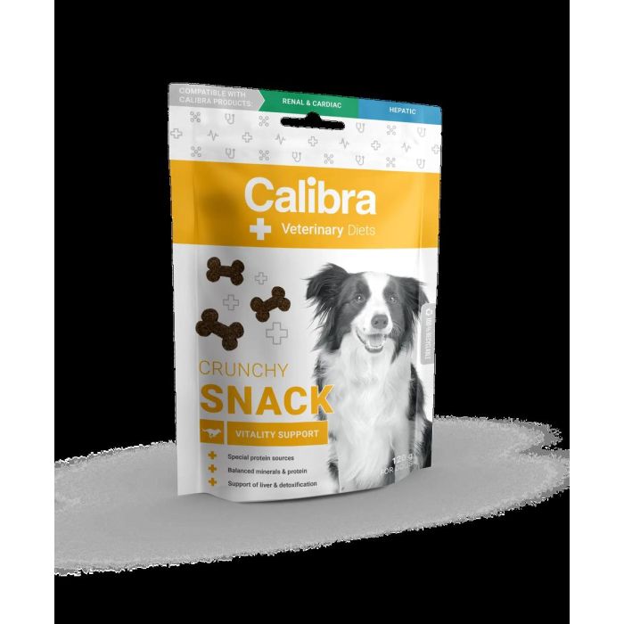 Calibra Vet Diet Dog Crunchy Snack Vitality Support 120 gr