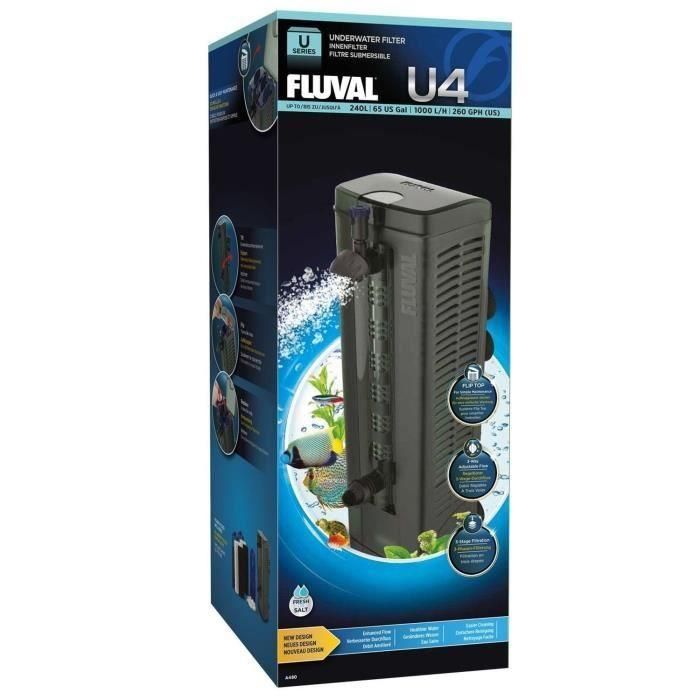 FLUVAL Filtro sumergible U4 - Para acuarios 3